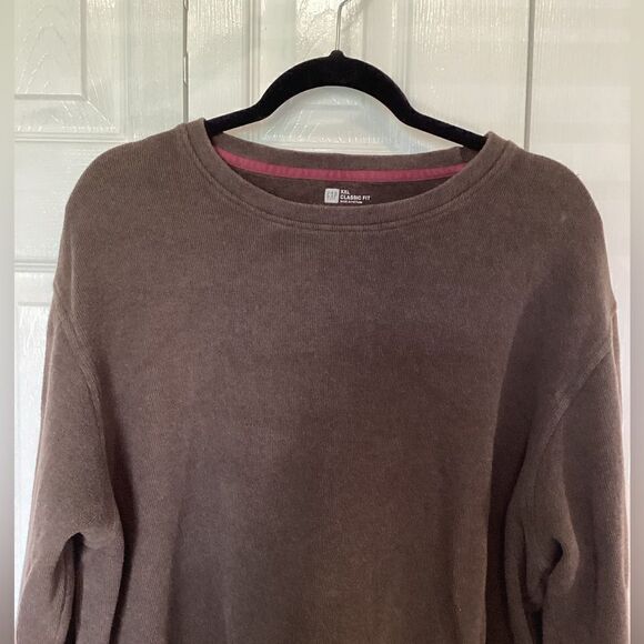 Gap - Big & Tall Men’s - Classic Fit - Brown Pullover Shirt - XXL - Picture 2 of 5